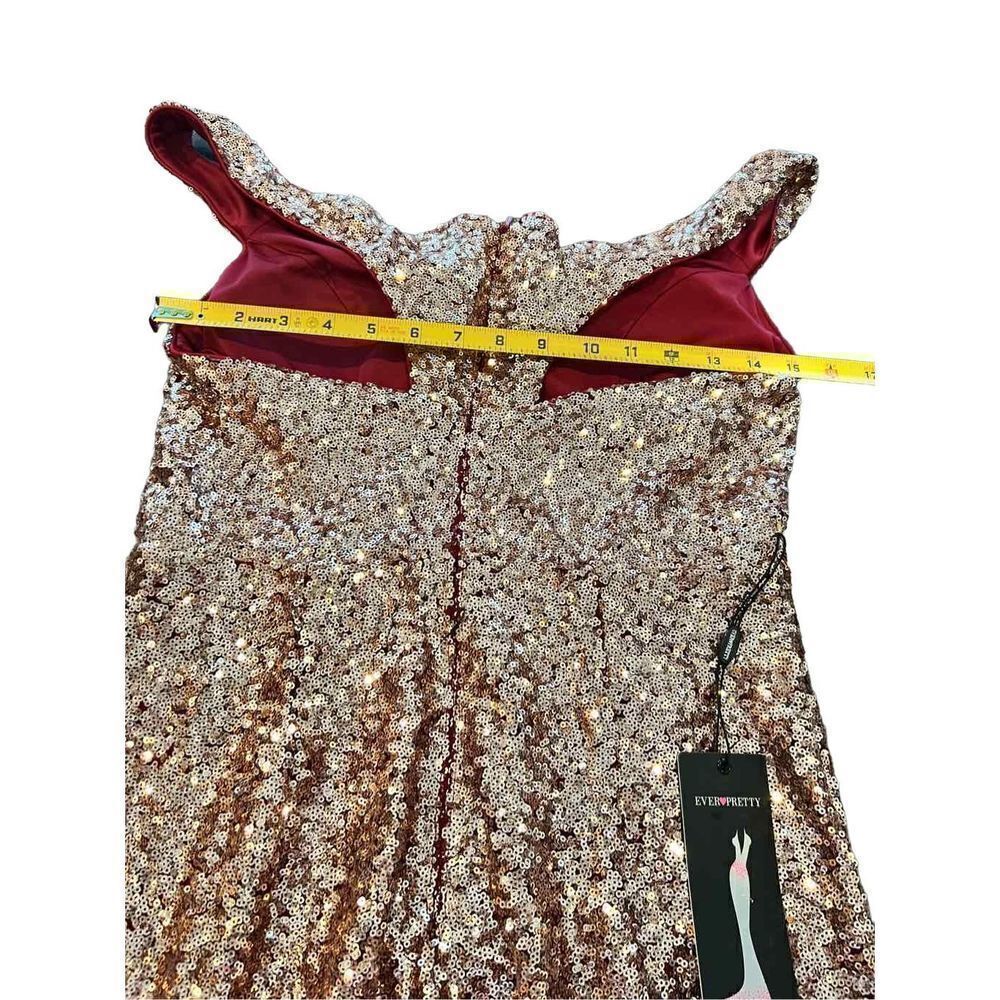 Ever Pretty Sequin Evening Prom Formal Mermaid Gowns dress size 8 - Picture 8 of 9